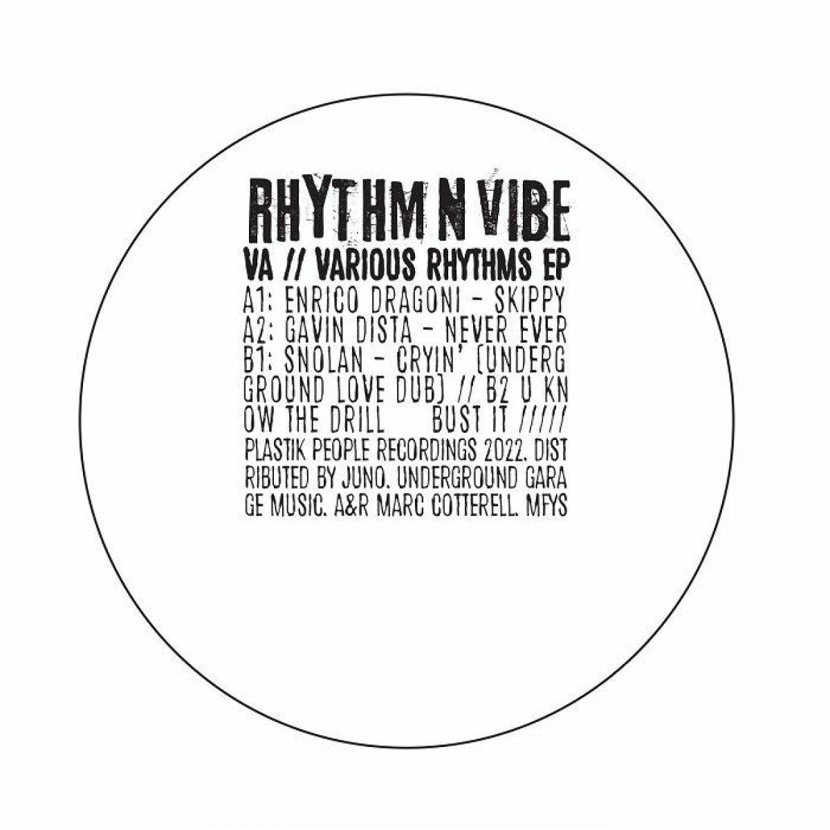 Various Artists - Various Rhythms EP