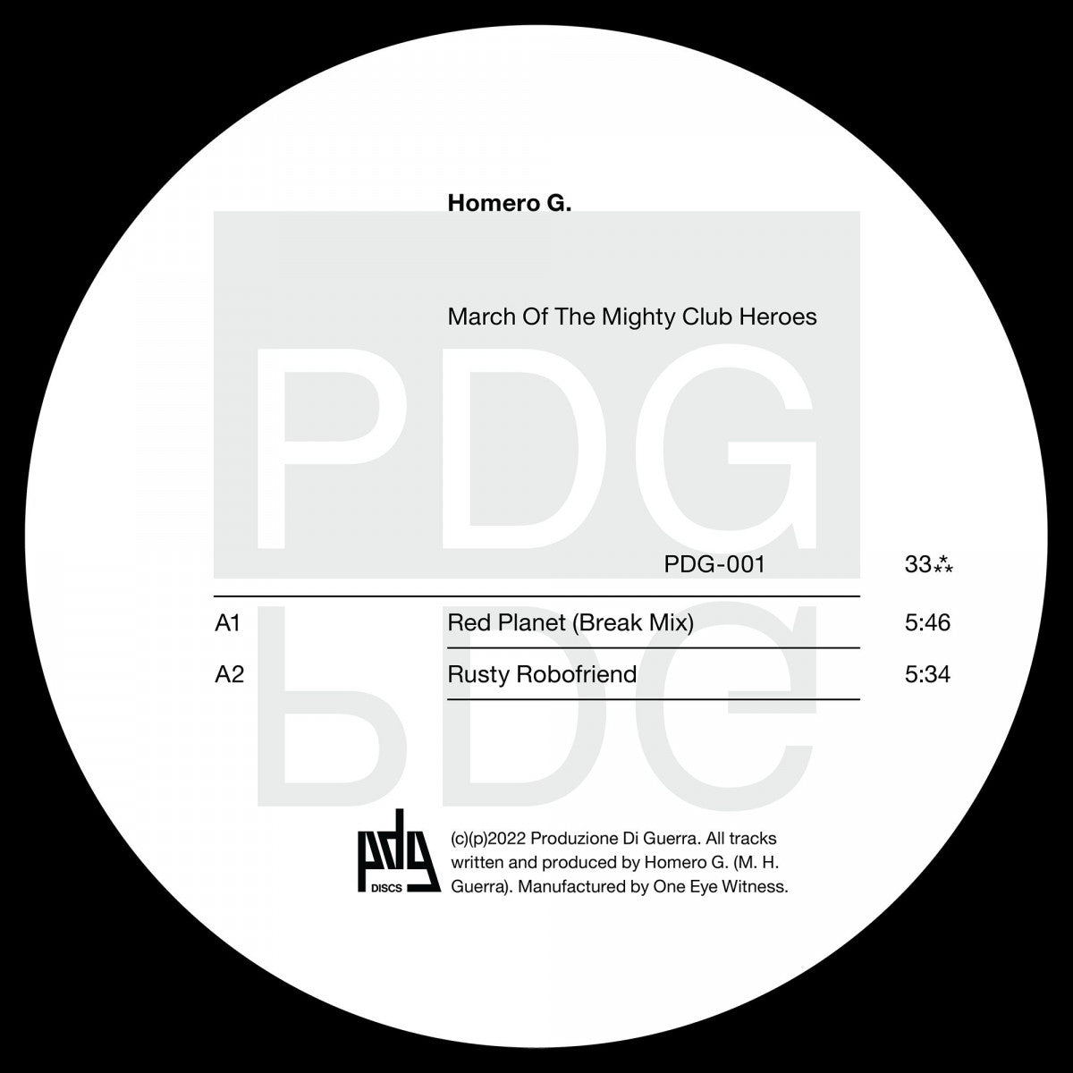 Homero G - March of the Mighty Club Heroes