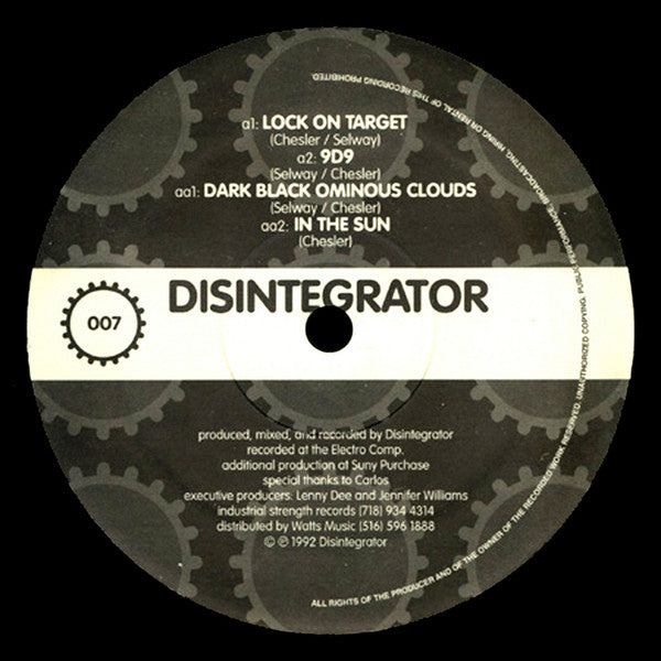 Disintegrator - Lock On Target