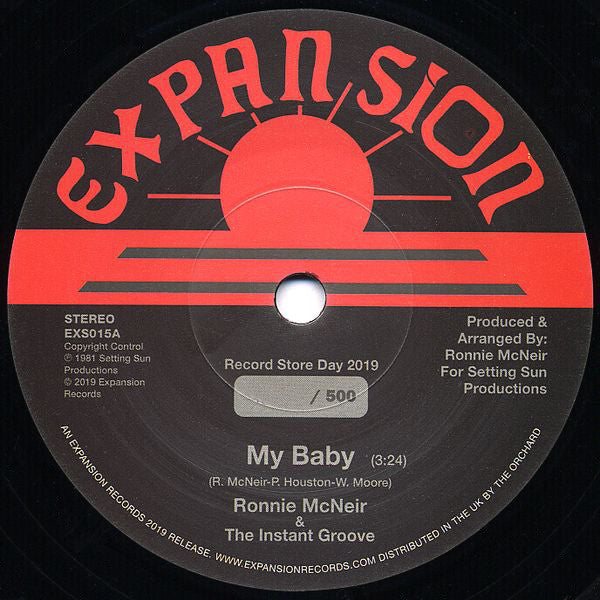 Ronnie McNeir & The Instant Groove - My Baby / Hold On