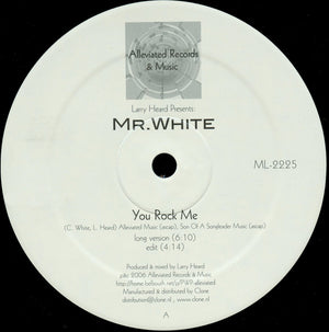 Larry Heard presents Mr White - The Sun Cant Compare / You Rock Me