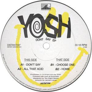 Yosh - Don’t Say EP